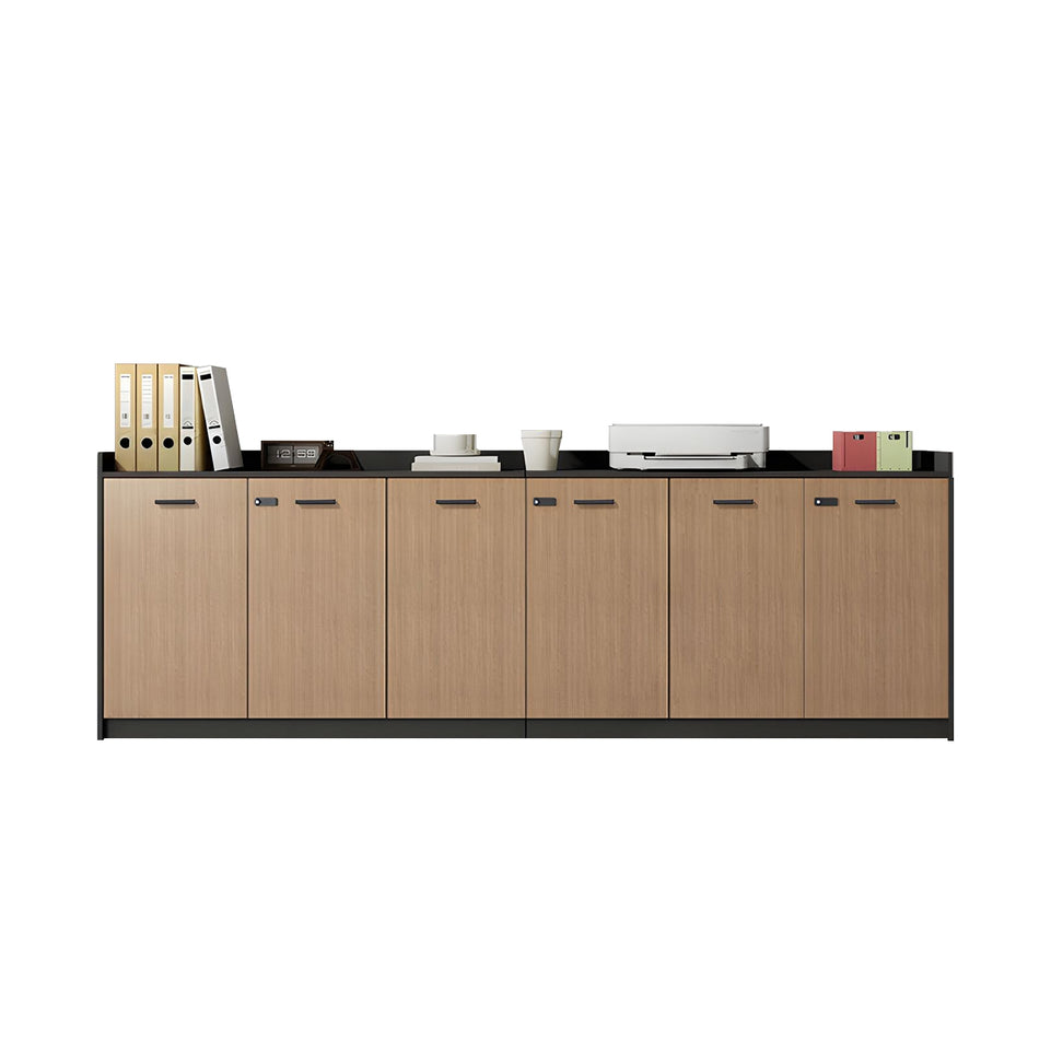 Contemporary Floor-Standing Office File Cabinet with Lockable Storage, Adjustable Shelves, and Spacious Drawers CWG-2176