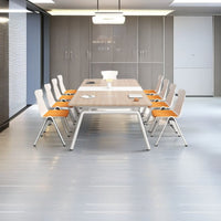 Color-Blocked Meeting Table long modern training long bar desk negotiation for office HYZ-1016