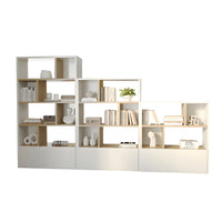 Premium Dual-Sided Office Storage File Cabinet with File and Hollow Display Shelves for Modern Workspaces CWG-2171