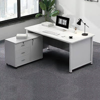 Desk Furniture Executive Office Desk Computer with Wide Desktop and Filing Cabinet Practical Table L-shaped desk YGZ-108