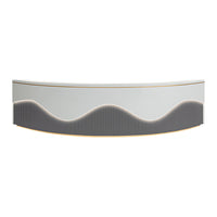 Curved Reception Counter with Keyboard Tray and Multiple Drawers for Salon and Clothing Store JDT-078
