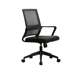Mesh Ergonomic Office Chair 19 in Wide with Breathable Mesh, Lumbar Support & Portable