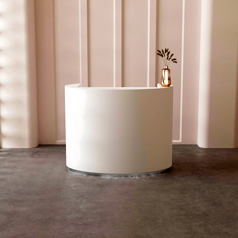 Small Simple Modern Salon Reception Desk with Counter JDT-7306