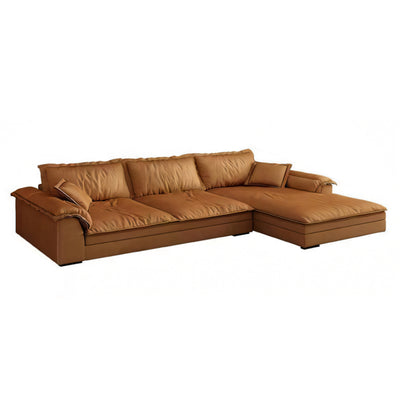 Italian Simple Sofa Multi Person Brown Recliner BSF-2001