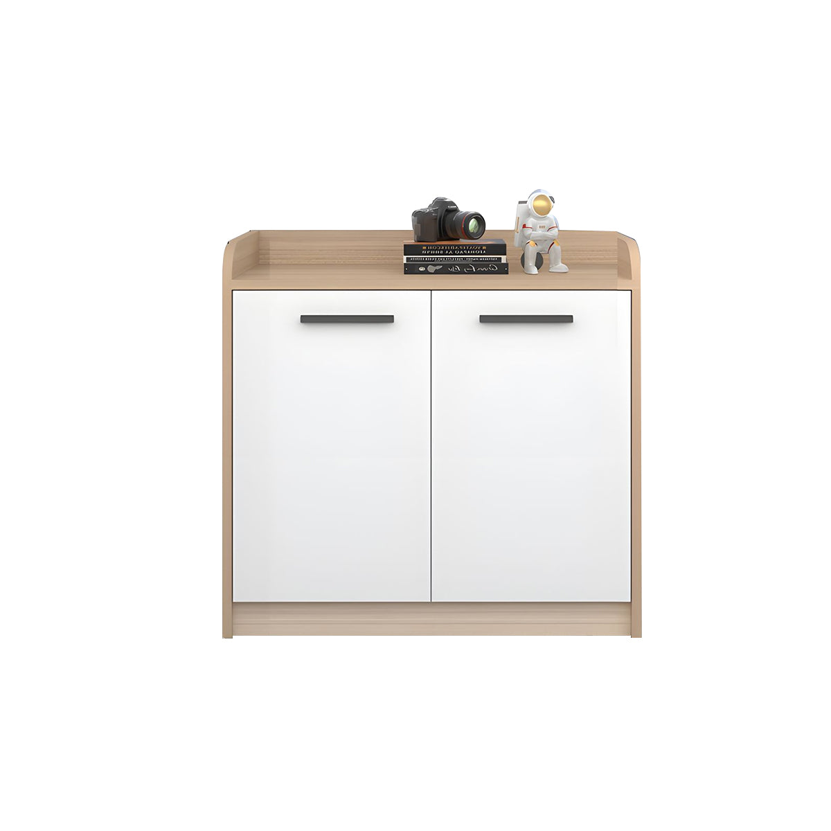 Premium Wooden Floor-Standing Office Tea Cabinet With Lockable Drawers And Spacious Storage For Office Essentials CWG-2163