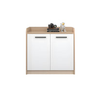 Premium Wooden Floor-Standing Office Tea Cabinet With Lockable Drawers And Spacious Storage For Office Essentials CWG-2163