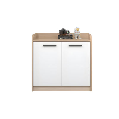 Premium Wooden Floor-Standing Office Tea Cabinet With Lockable Drawers And Spacious Storage For Office Essentials CWG-2163