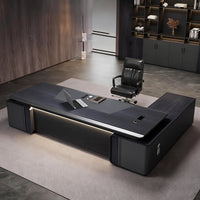 Modern Executive Office Desk for Manager with Storage Cabinet LBZ-2082
