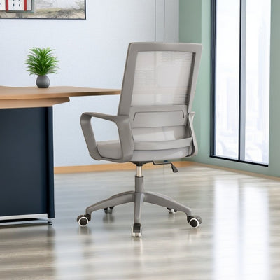 Computer Office Chair with High Back Elbow Support and Casters Ultimate Staff Chair for Style and Comfort BGY-1028