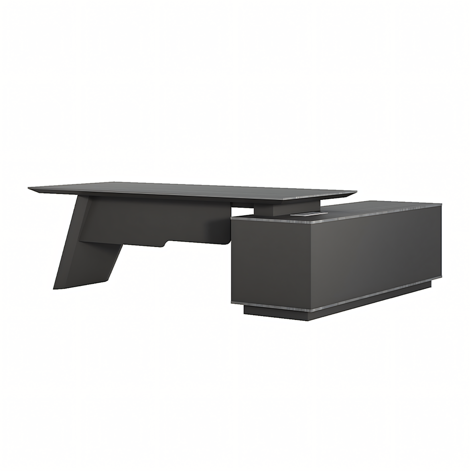 Modern Minimalist Executive Desk with Enhanced Thickness LBZ-2033