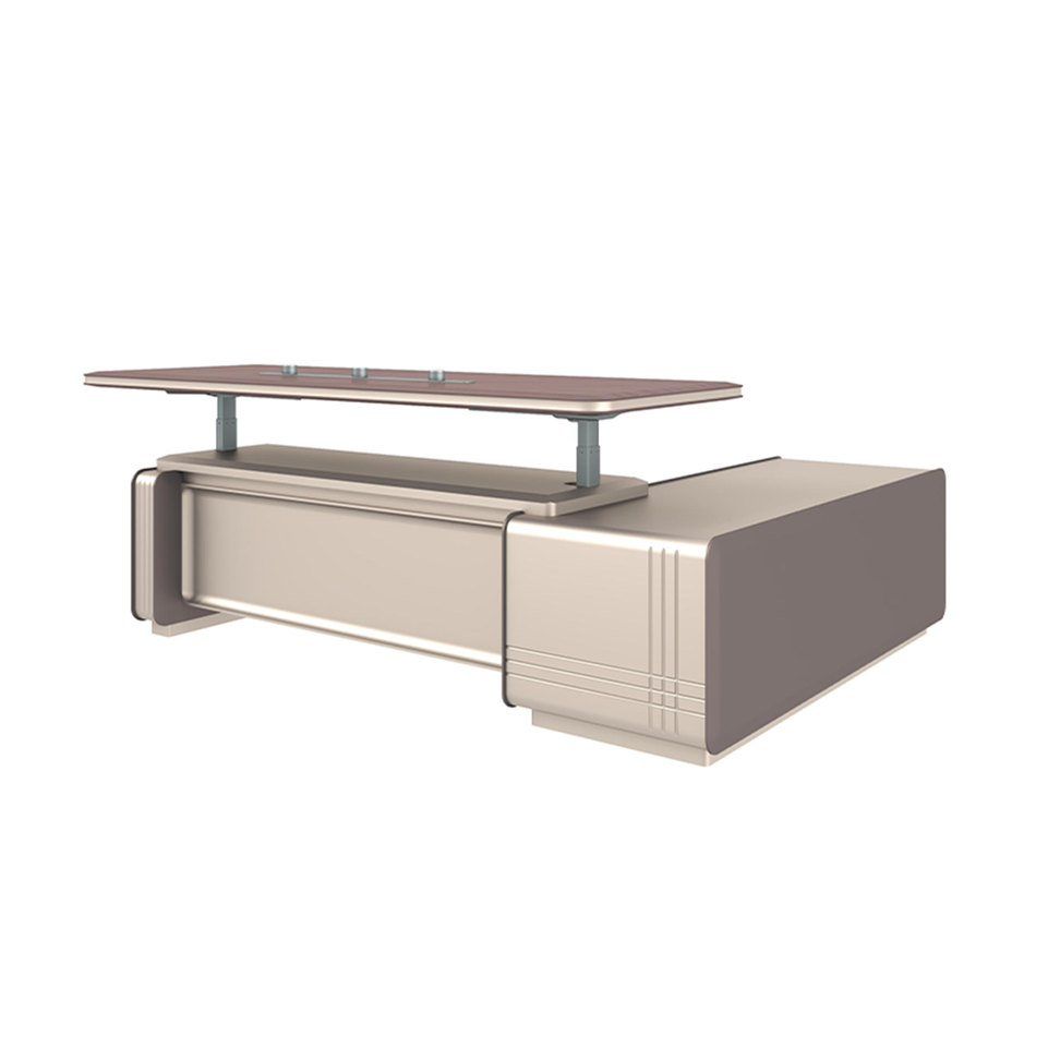 Luxury L-shaped Executive Desk Adjustable Desk LBZ-2034