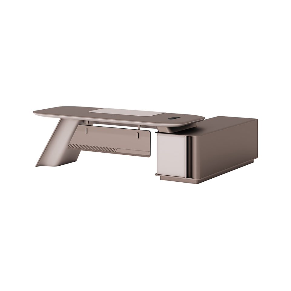 Sleek Executive Desk With Desktop Power Outlet Mordern Stylish Desk LBZ-2040