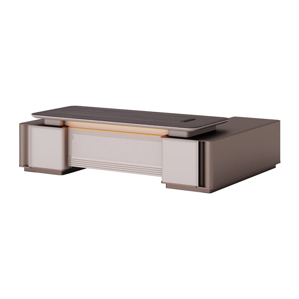 Sleek Executive Desk With Desktop Power Outlet Mordern Stylish Desk LBZ-2040