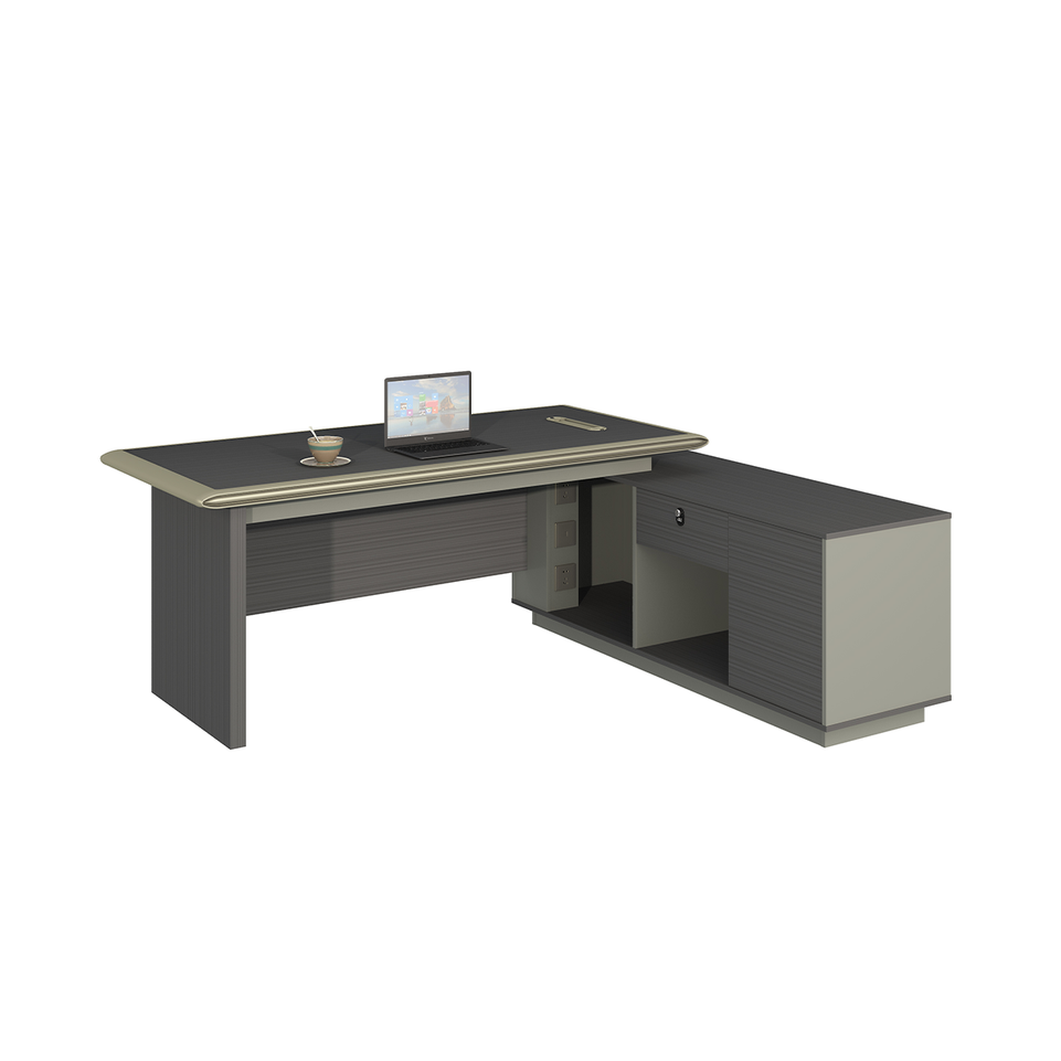 L-Shaped Executive Desk Stylish Classic Boss Desk LBZ-2062