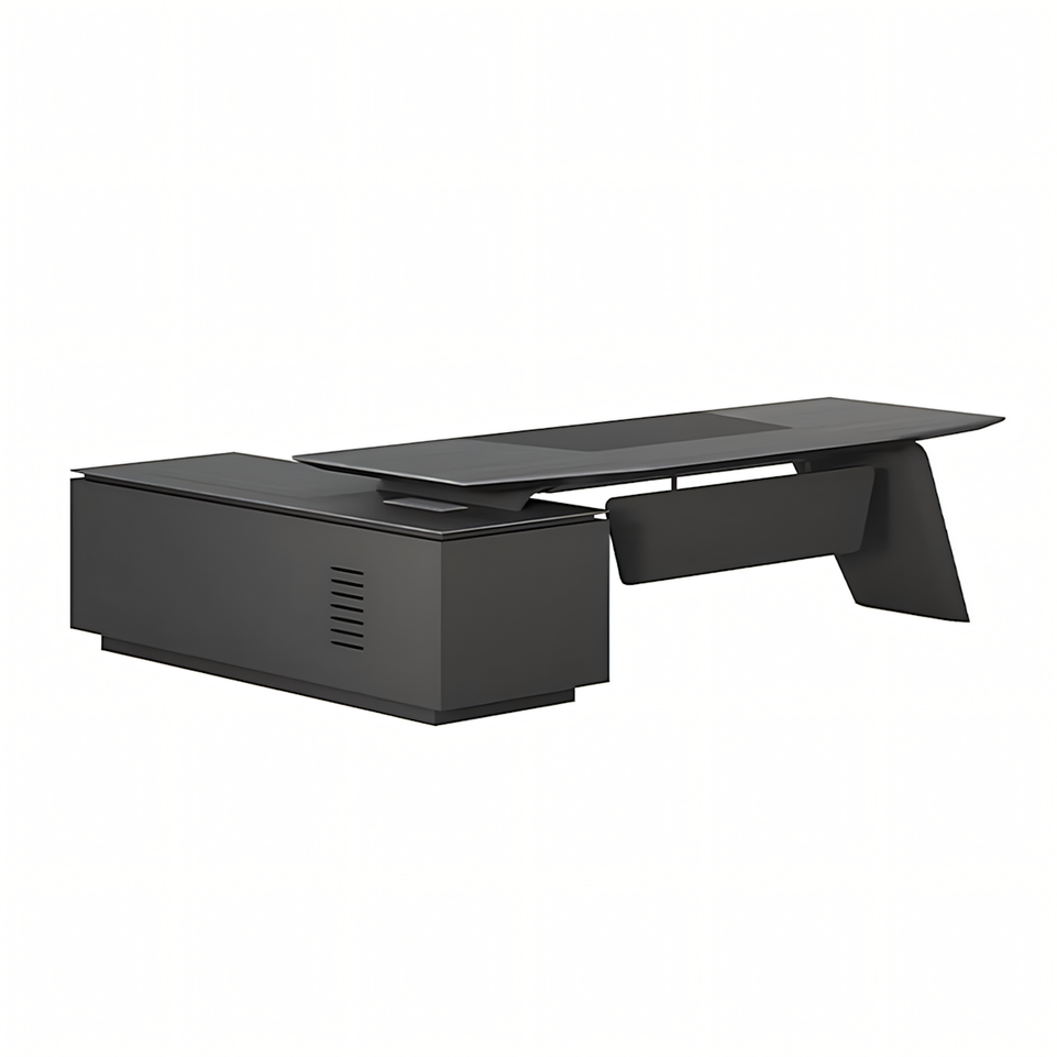 Modern Minimalist Executive Desk with Enhanced Thickness LBZ-2033