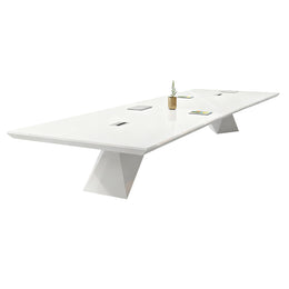 Rectangular Conference Table 79-197 in Wide (6.6-16.4 ft) for Meeting Room