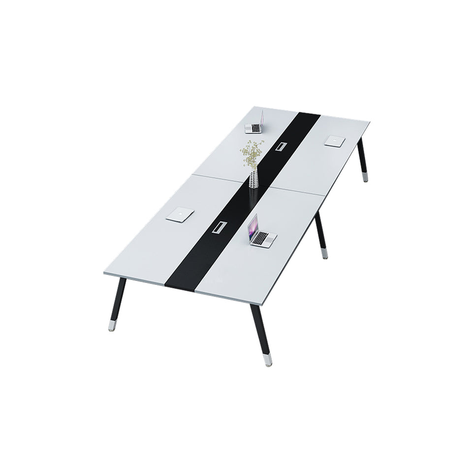 Modern Long Conference Table with Baked Coating and Melamine Decorative Board HYZ-10107