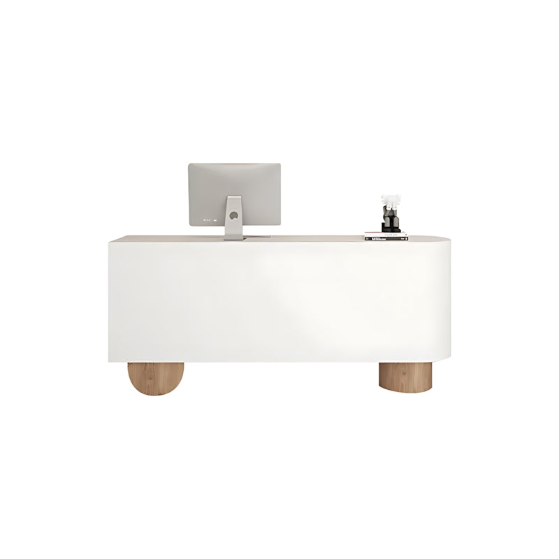 Small Straight Reception Counter with Compartments and Drawers for Salon JDT-10125