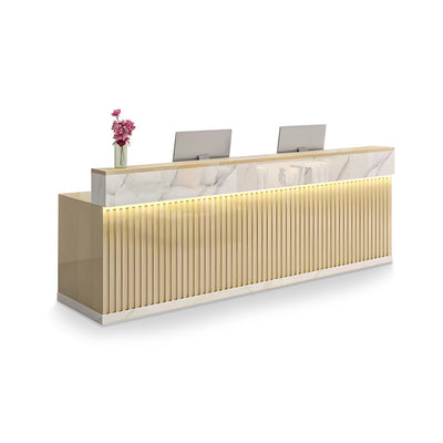 Modern Light Luxury Multifunctional Front Desk Reception Desk JDT-7282